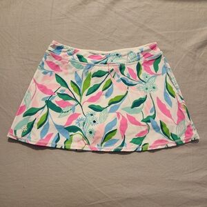 Lilly Pulitzer Girls Skort - Mini Aila Skort UPF 50 Size Large EUC